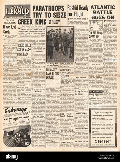 Hms Hood Newspaper Hi Res Stock Photography And Images Alamy