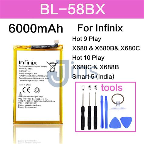 Infinix Hot Paly Paly Paly Hot S T X X B X C X C Battery Bl Bx Battery