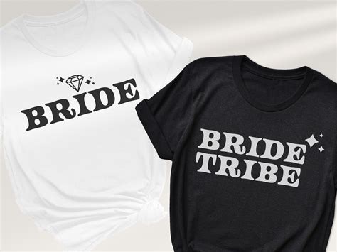 Bride Tribe Svg Bundle Retro Bride Svg Bridal Party Svg Wedding Svg