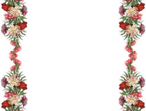 Flower Border Png Hd Isolated Png Mart