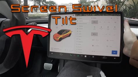 Rotating Screen Mount Kit Oem Look For Tesla Model Y And Model 3