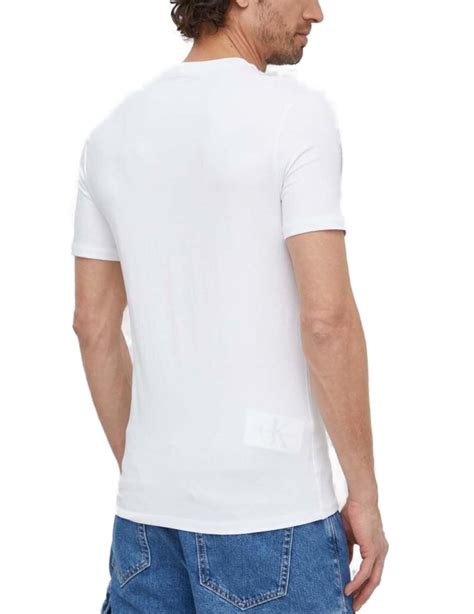 Camiseta Guess Blanco Manga Corta Para Hombre