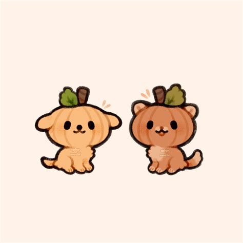 pumpkin pets Spicymochiのイラスト