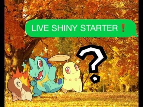 Live Shiny Johto Starter In Soulsilver Youtube