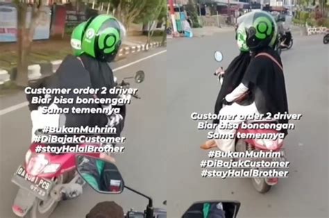 Viral Aksi Ukhti Order Driver Ojol Ternyata Biar Bisa Boncengan