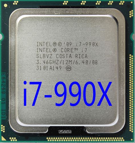 Intel Core I7 990x Extreme Edition 3 46ghz Lga 1366 Cpu Processor Ebay