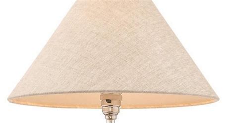 Warwick Linen Fabric Shade Coolie 32cm12 Natural