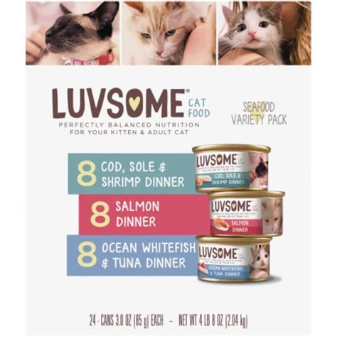 Luvsome® Seafood Variety Pack Wet Cat Food, 24 ct / 3 oz - Kroger