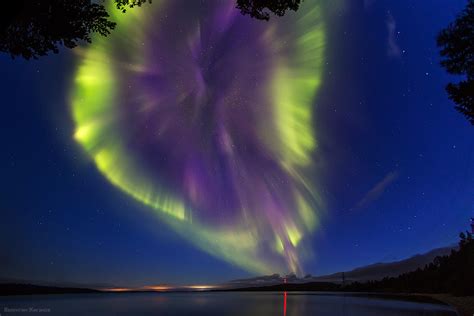 Northern lights in the sky over Murmansk region · Russia Travel Blog