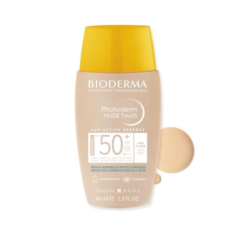 Bioderma Photoderm Nude Touch Spf Mineralna Krema Bez Hemijskih Filtera Very Light Ml
