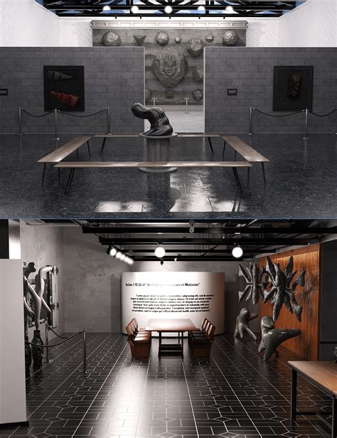 Art Exhibition Warehouse Daz 3d