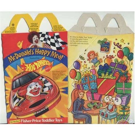McDonalds Barbie Hot Wheels Party Taurus Happy Meal Box On EBid United States
