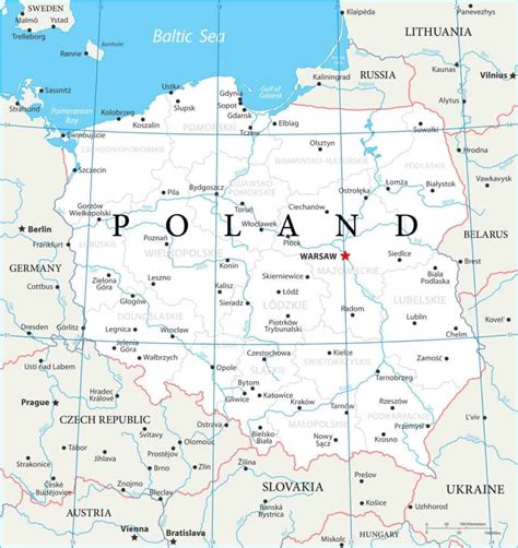 Polonia Polska En Mapas Políticos Físicos Y Mudos 【 2025