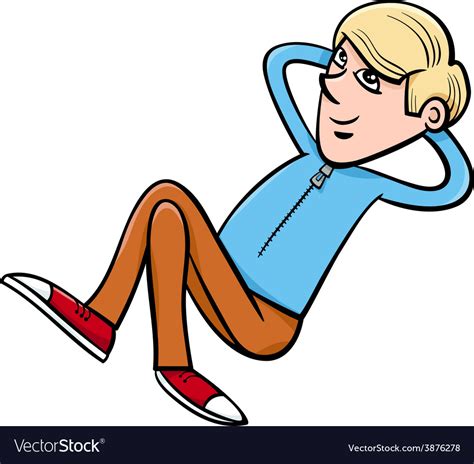 Dreamer boy cartoon Royalty Free Vector Image - VectorStock