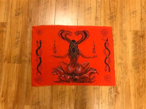 Red Altar Cloth Kundalini Altar Cloth Sex Magic Altar Cloth Etsy Uk