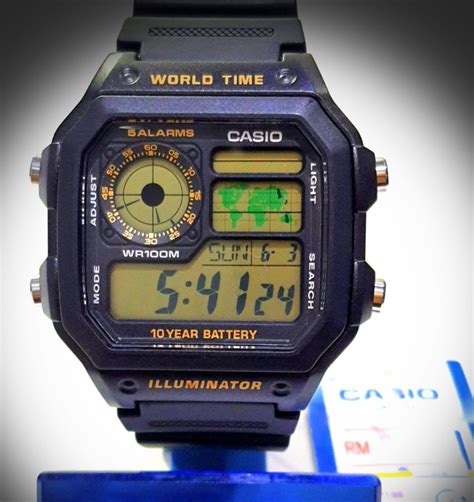 Casio watch - Illuminator AE1200WH-1B, Men's Fashion, Watches ...