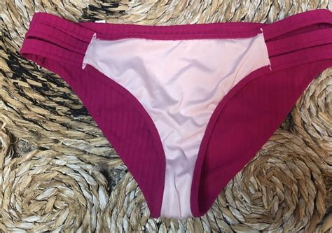 Shade Shore Sz Small Swim Bikini Bottom Pink Low Coverage Cheeky Sexy