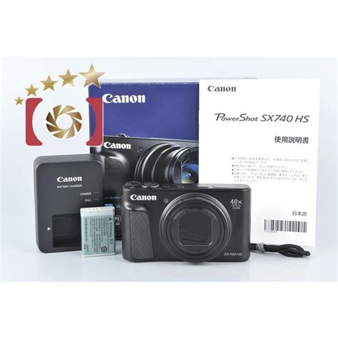 【開封未使用品】canon キヤノン Powershot Sx740 Hs ブラック コンパクトデジタルカメラ Canon