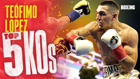 Teofimo Lopez Top Five Knockouts Youtube