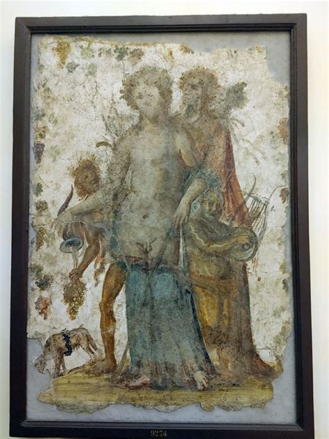 Roman Fresco Showing Dionysus And Maenad IMPERIUM ROMANUM