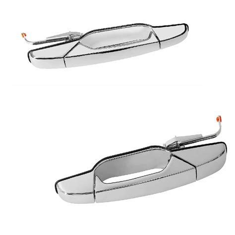 Chrome Plated Left And Right Rear Door Handles For 2007 2013 Chevrolet