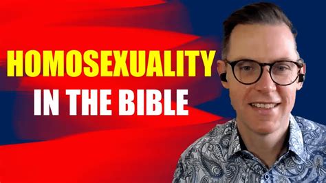 Karl Hand Interpreting Scripture Homosexuality In The Bible You