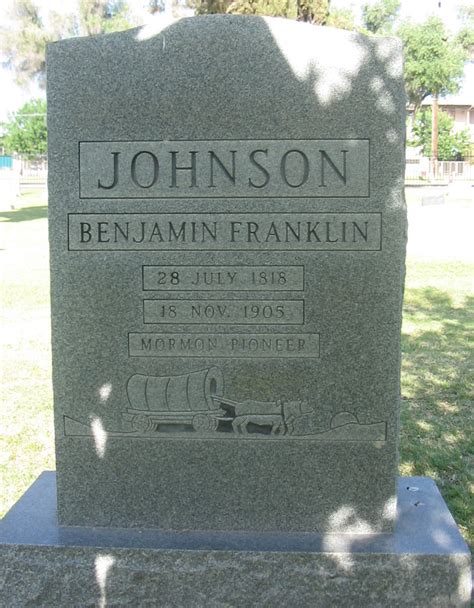 Benjamin Franklin Johnson Sr Find A Grave Memorial