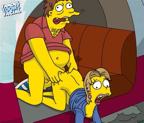 Rule 34 Barney Gumble Chloe Talbot Famous Toons Facial Matt Groening Copyright Sex The