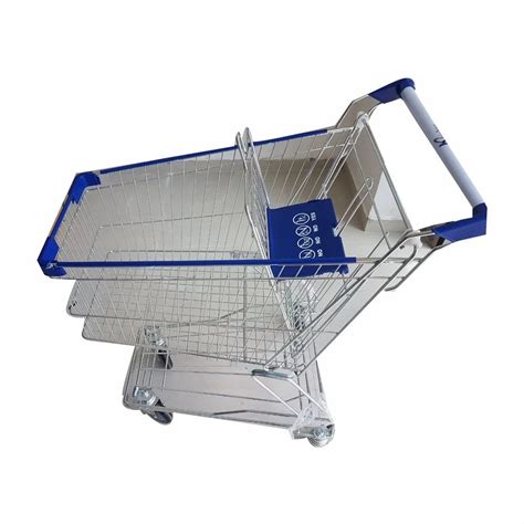 Stainless Steel Ss Shopping Trolley Basket Capacity L Load