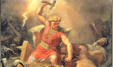 Thor En La Mitolog A N Rdica El Poderoso Dios Del Trueno Y La Fuerza