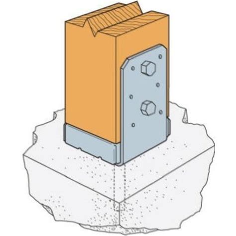 Simpson Strong Tie 4x4 Uplift Post Base Abu44z Zoro