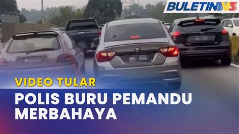 Video Tular Polis Kesan Pemandu Kereta Pasang Siren Dan Lampu