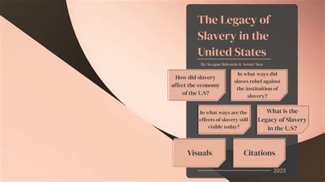 The Legacy Of Slavery In The United States By Keegan Mckenzie On Prezi