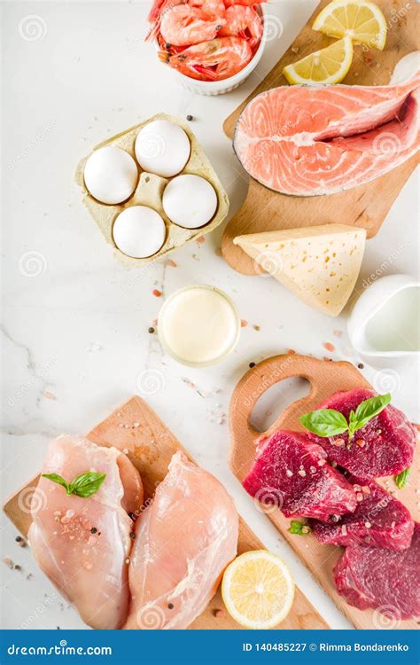 Animal protein sources stock image. Image of dairy, food - 140485227