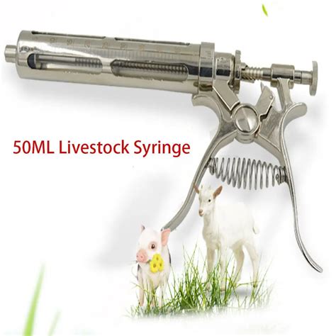 Multidose Automatic Adjustable Dose Gun Syringe Ml Blue Livestock