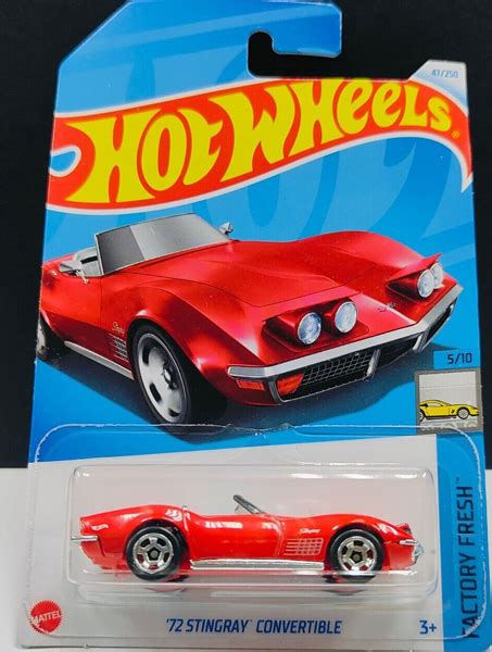 Hot Wheels Stingray Convertible Mainline Factory Fresh