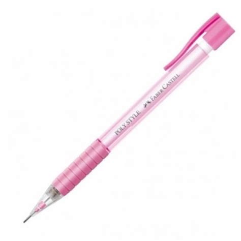 Lapiseira Poly Style Mm Rosa Faber Castell No Shoptime