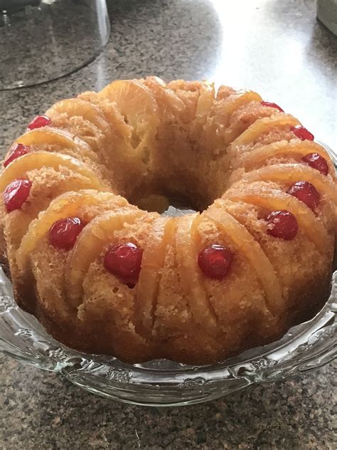 Pineapple Upside Down Pound Cake