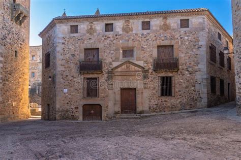 Highlights Of The City Of Caceres In Spain Stock Photo Image Of