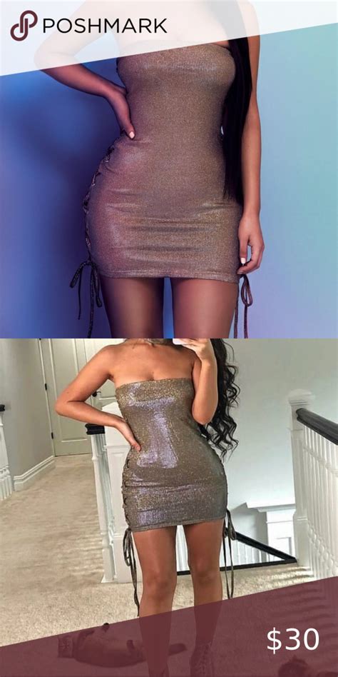 Carli Bybel X Missguided Glitter Bodycon Dress