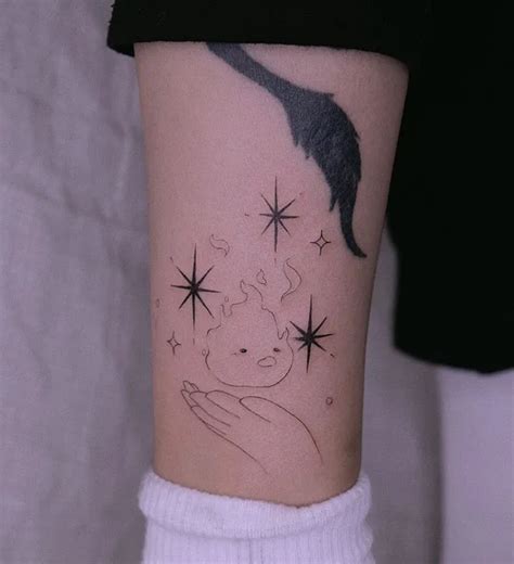 Delightful Sparkle Tattoos With Dominant Visual Characteristics