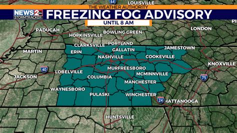 Freezing fog expected overnight into Thanksgiving morning