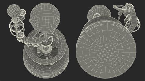 Steel Antique Orrery Solar System Rigged For Maya D Model Ma