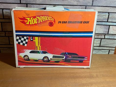 Vintage 1967 Hot Wheels 24 Car Collectors Case Etsy