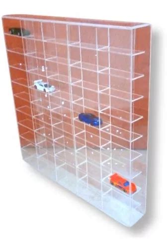 Porta Carritos Hot Wheels Colección 50 Espacios En Acrílico Envío gratis