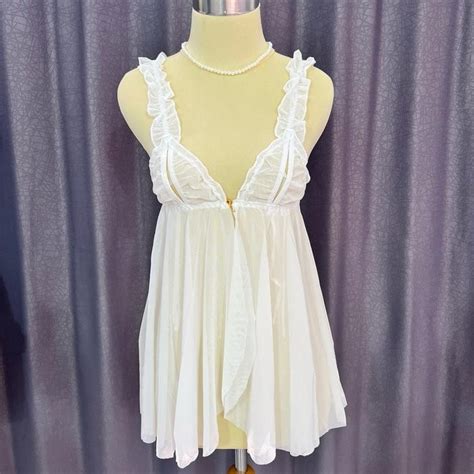 Jual Lisa Lingerie Cantik Transparan Baju Dinas Istri Dress Lingerie Kekinian Gaun Tidur