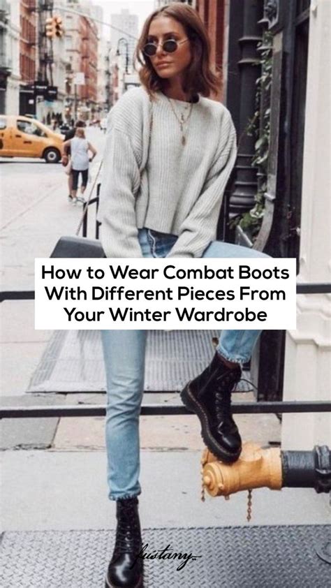 How To Wear Combat Boots With Different Pieces From Your Winter