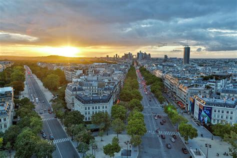 View From Top Of Arc De Triomphe Photograph by Darrell Gulin - Pixels