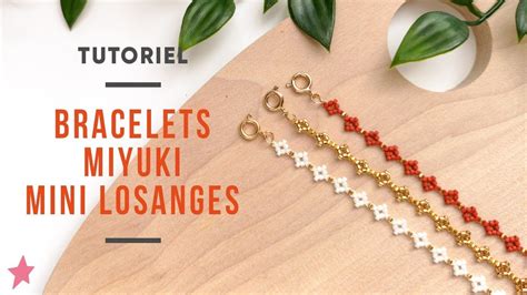 Diy Faire Un Bracelet En Perles Miyuki Losanges Ou Marguerites Youtube En 2020 Faire Des