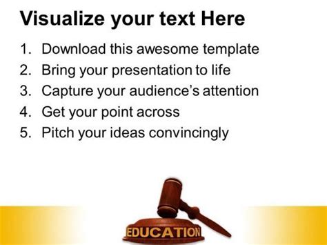 Education Law PowerPoint Templates And PowerPoint Themes 0912